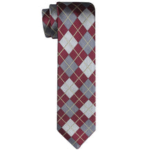 Load image into Gallery viewer, Tie Set Checkered Tie Pocket Square Set for Business Wedding Party