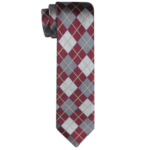 Tie Set Checkered Tie Pocket Square Set for Business Wedding Party