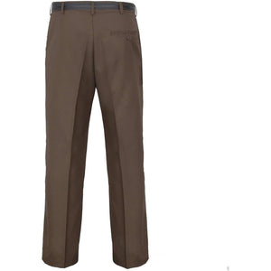 Men Casual Works Pant Formal Classic Trouser Zip Fastening with Hook & Bar