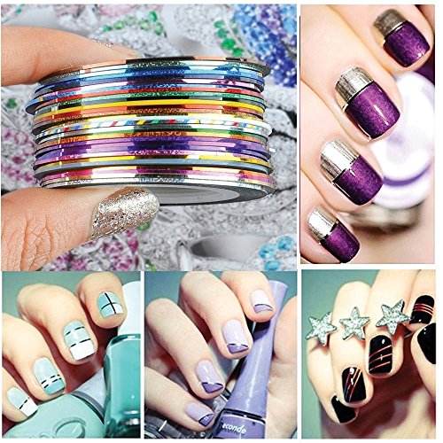 Colorful Mix Nail Art Stickers