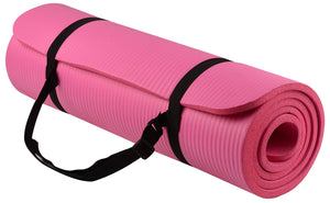 Yoga All-Purpose 1/2-Inch Extra Thick High Density Anti-Tear Exercise Yoga Mat with Carrying Strap