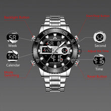 Load image into Gallery viewer, 8222M | Quartz Men Watch | Stainless Steel Band-megalith watch