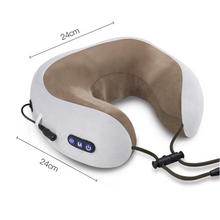 Load image into Gallery viewer, GEVOKE Electric Neck Massager U shaped Pillow Multifunctional Portable Shoulder Cervical Massager Outdoor Home Car Relaxing Massage