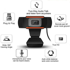 HD 1080P Webcam PC Mini USB 2.0 Web Camera With Microphone USB Computer Camera For Live Streaming Webcam 1080P/480P